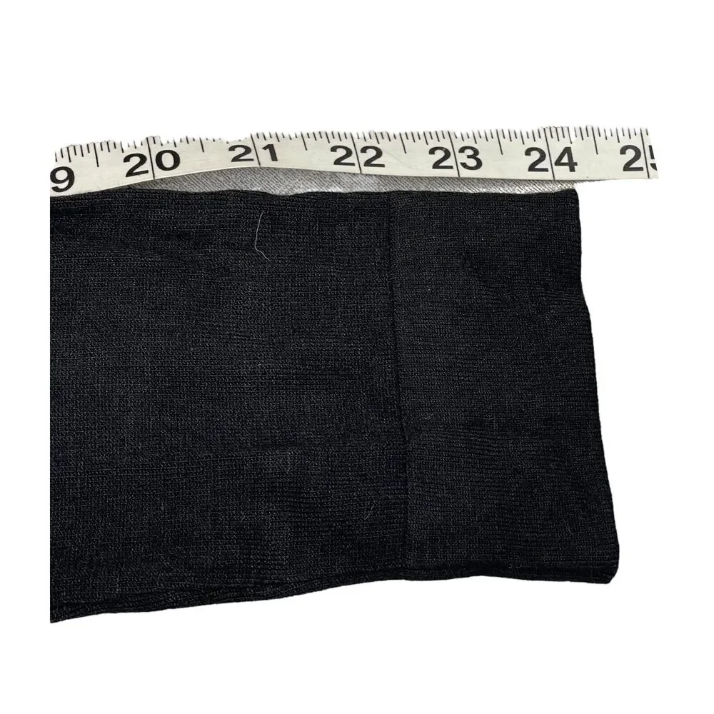 Jessica Howard Cardigan Sweater Women PS Black Nylon Stretch Cropped Long Sleeve - Picture 6 of 7